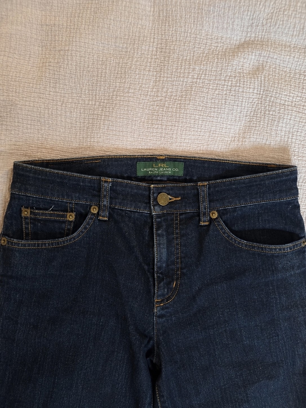 Ralph Lauren Dark Blue Straight-Leg Women's Jeans Size 2 - Picture 4 of 9